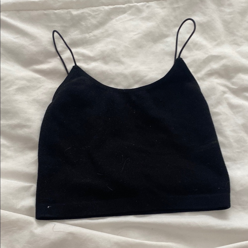 Black Women's Spaghetti Strap Top